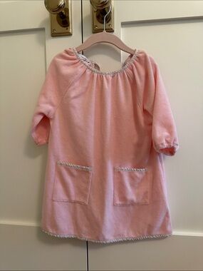 Minnow Pink Terry Dress Cover Up